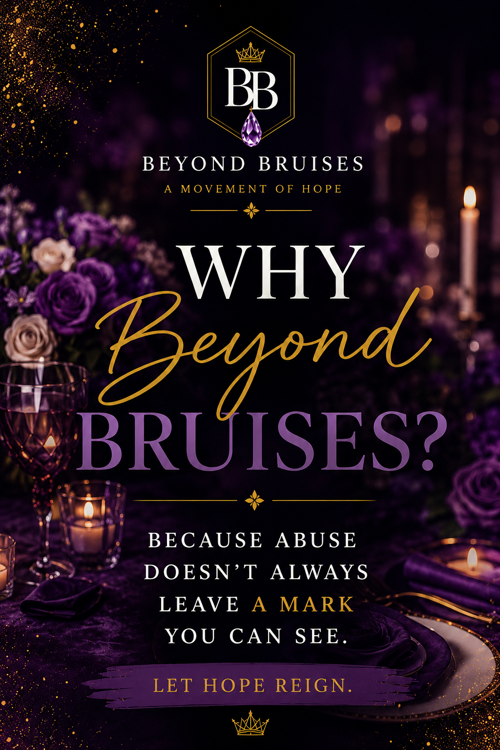 Why Beyond Bruises? Because abuse doesn't always leave a mark you can see.